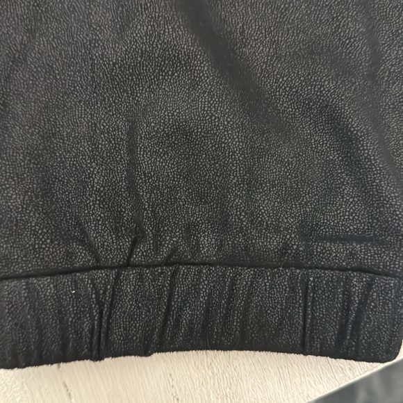 Tribal Black Leather Like Jogger Pants - Sz Large - Picture 5 of 7